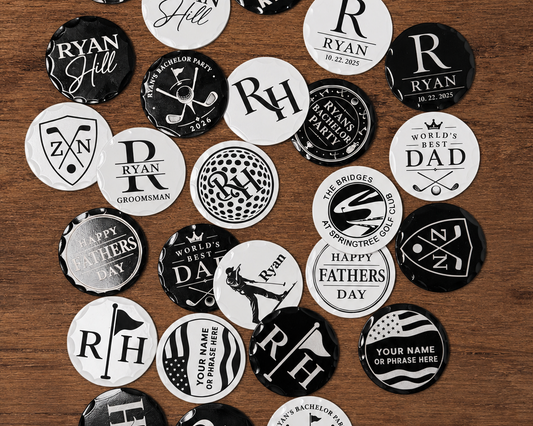 Personalized Metal Golf Ball Marker