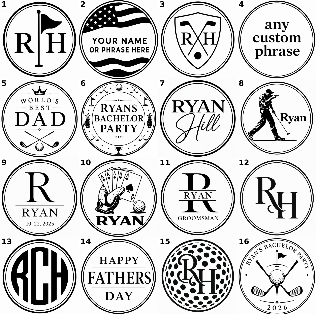 Tee-it Up (Customize Your Ballmarker)