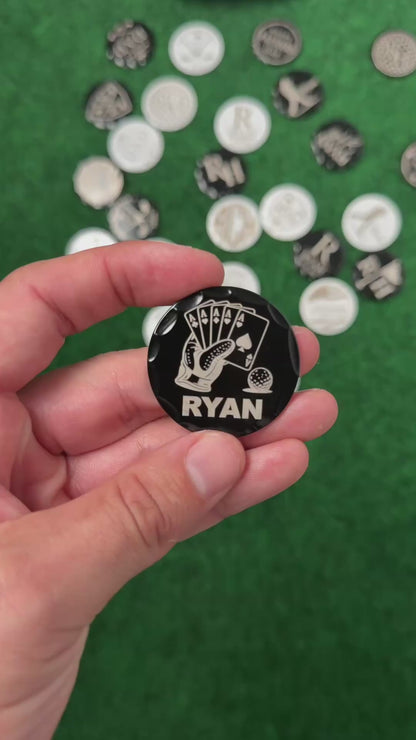 Personalized Metal Golf Ball Marker